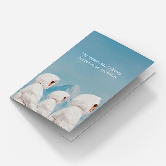 Świąteczna kartka okolicznościowa (pusta w środku) (100% zniżki)